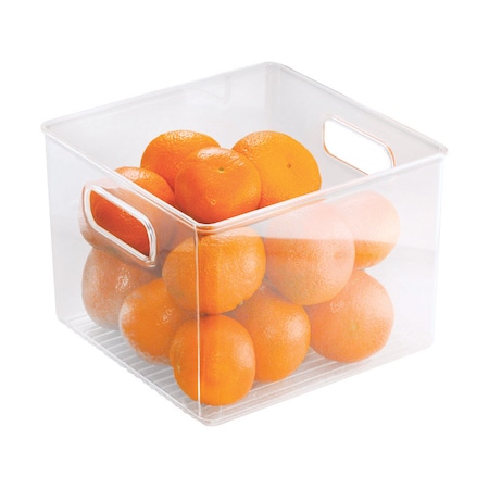 INTERDESIGN STORAGE BIN CLEAR 8""W 71230